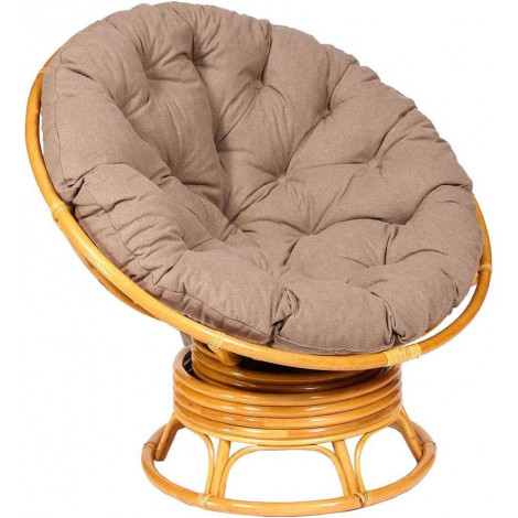 Плетеное кресло-качалка PAPASAN w 23/01 B / без подушки + Матрац для кресла Папасан купить в Москве по цене от 27810р. в интернет-магазине justmebel.ru