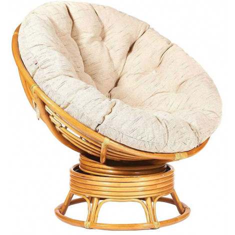 Плетеное кресло-качалка PAPASAN w 23/01 B / без подушки + Матрац для кресла Папасан купить в Москве по цене от 27810р. в интернет-магазине justmebel.ru