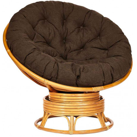 Плетеное кресло-качалка PAPASAN w 23/01 B / без подушки + Матрац для кресла Папасан купить в Москве по цене от 27810р. в интернет-магазине justmebel.ru