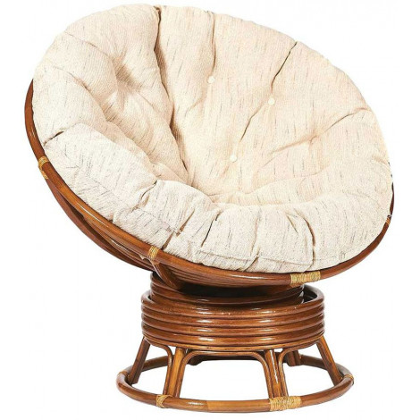 Плетеное кресло-качалка PAPASAN w 23/01 B / без подушки + Матрац для кресла Папасан купить в Москве по цене от 27810р. в интернет-магазине justmebel.ru