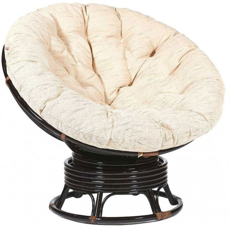 Плетеное кресло-качалка PAPASAN w 23/01 B / без подушки + Матрац для кресла Папасан купить в Москве по цене от 27810р. в интернет-магазине justmebel.ru