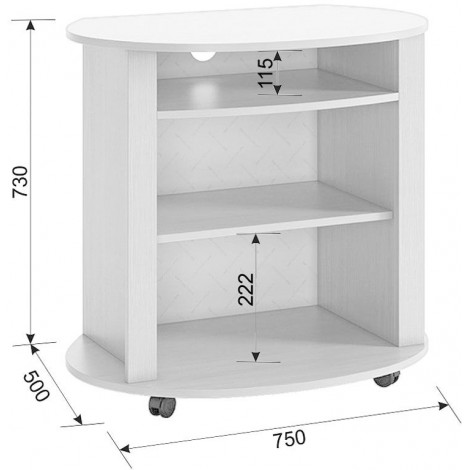 ТВ-тумба Нео 2 купить в Москве по цене от 4527р. в интернет-магазине justmebel.ru