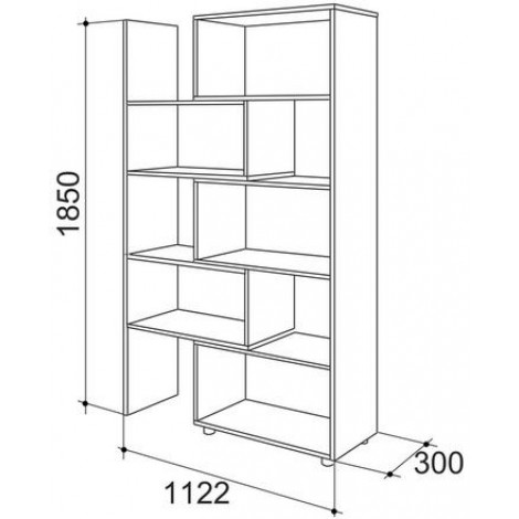 Стеллаж 1 купить в Москве по цене от 6178р. в интернет-магазине justmebel.ru