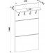 Настенная вешалка ВШ-3.1 купить в Москве по цене от 4610р. в интернет-магазине justmebel.ru