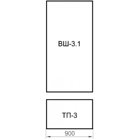 Прихожая ВШ-3.1 + ТП-3 + ТП-2 + ПЗ-3 купить в Москве по цене от 18840р. в интернет-магазине justmebel.ru