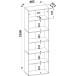 Стеллаж ШУ-40 купить в Москве по цене от 7460р. в интернет-магазине justmebel.ru