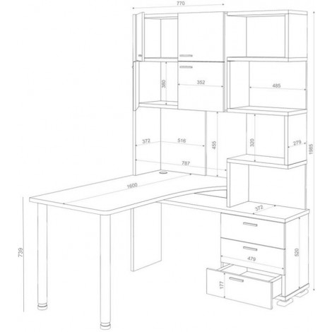 Компьютерный стол СР-500М/140, СР-500М/160, СР-500М/190 купить в Москве по цене от 25290р. в интернет-магазине justmebel.ru