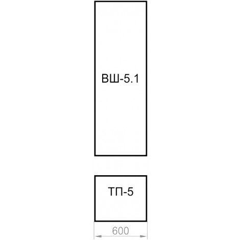 Прихожая ВШ-5.1+ТП-5+ТП-2+ПЗ-3+ШО-1 купить в Москве по цене от 25790р. в интернет-магазине justmebel.ru