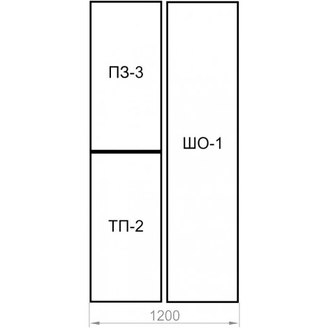 Прихожая ВШ-5.1+ТП-6М+ТП-2+ПЗ-3+ШО-1 купить в Москве по цене от 27390р. в интернет-магазине justmebel.ru