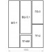 Прихожая ВШ-5.1+ТП-6М+ТП-2+ПЗ-3+ШО-1 купить в Москве по цене от 27390р. в интернет-магазине justmebel.ru