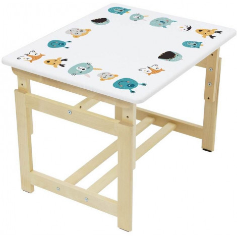 Столик и стульчик Комплект растущей детской мебели Polini kids Eco 400 SM 68х55 см купить в Москве по цене от 5990р. в интернет-магазине justmebel.ru