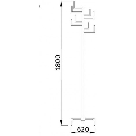 Напольная вешалка CACTUS купить в Москве по цене от 3378р. в интернет-магазине justmebel.ru