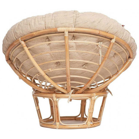 Плетеное кресло PAPASAN ECO P115-1/SP STD / без подушки + Матрац для кресла Папасан купить в Москве по цене от 14810р. в интернет-магазине justmebel.ru