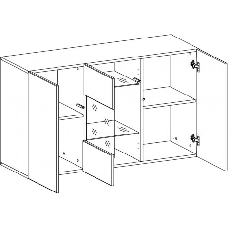 Комод Point Тип-1.2 купить в Москве по цене от 10599р. в интернет-магазине justmebel.ru