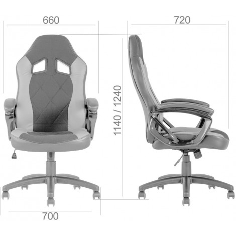 Игровое кресло TopChairs Skyline купить в Москве по цене от 7990р. в интернет-магазине justmebel.ru