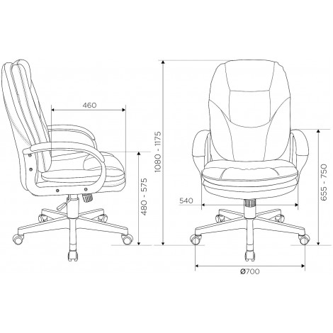 Кресло руководителя CH-868N Fabric купить в Москве по цене от 11290р. в интернет-магазине justmebel.ru