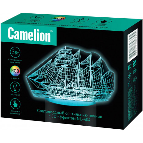 Ночник Camelion NL-404 купить в Москве по цене от 704р. в интернет-магазине justmebel.ru